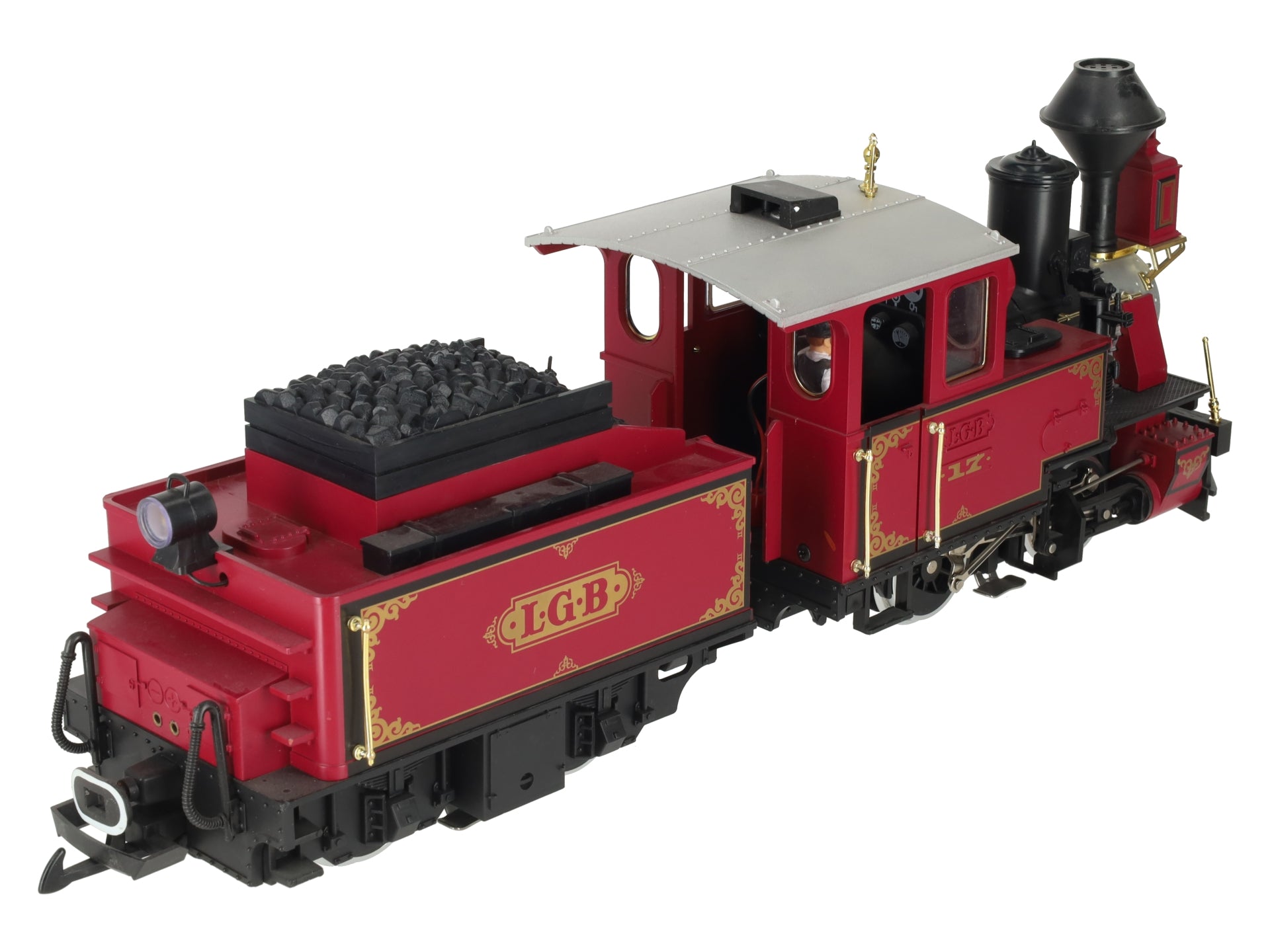 LGB 2217D LGB G Scale Steam Locomotive w/ Tender EX/Box