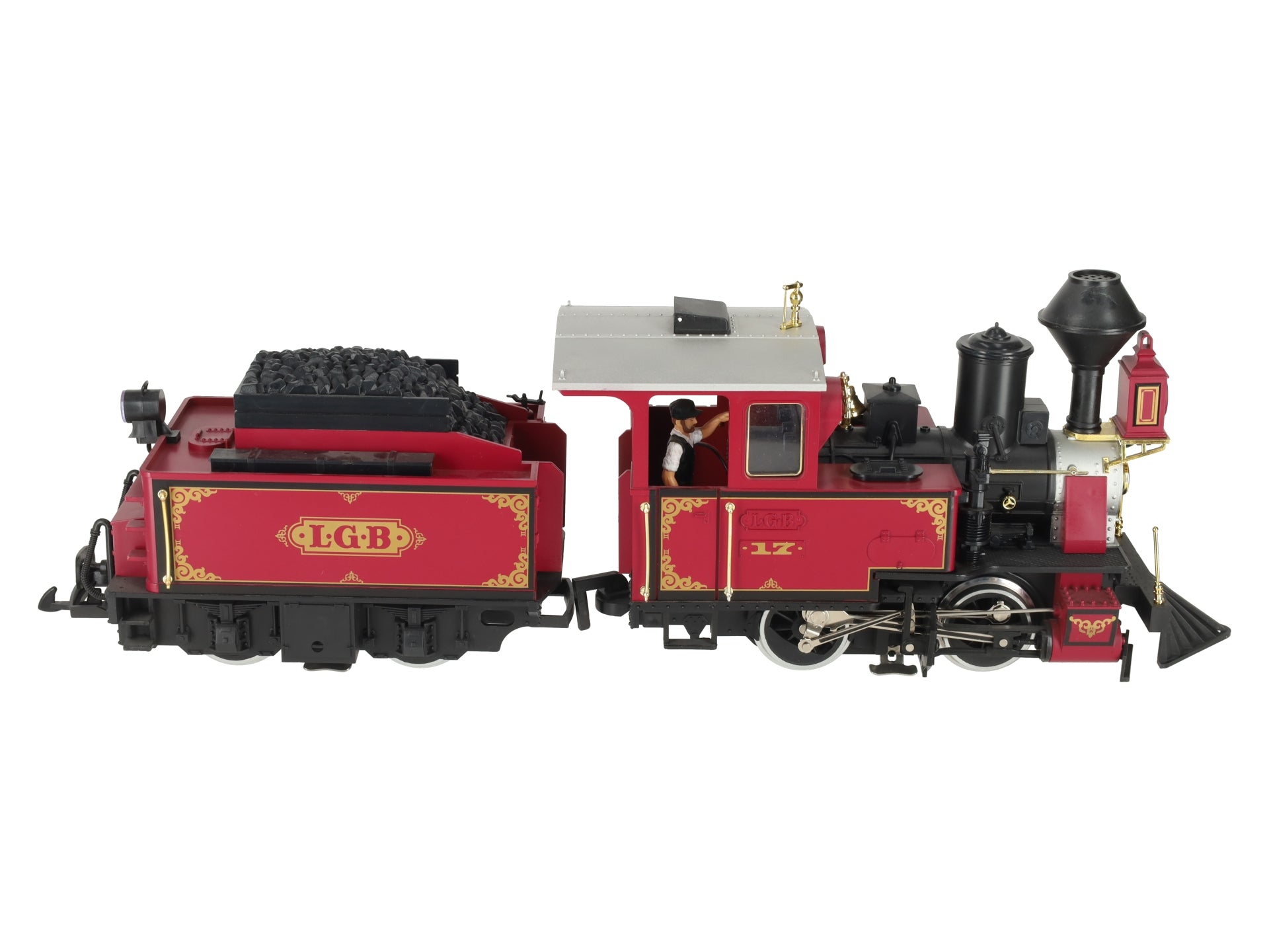 LGB 2217D LGB G Scale Steam Locomotive w/ Tender EX/Box