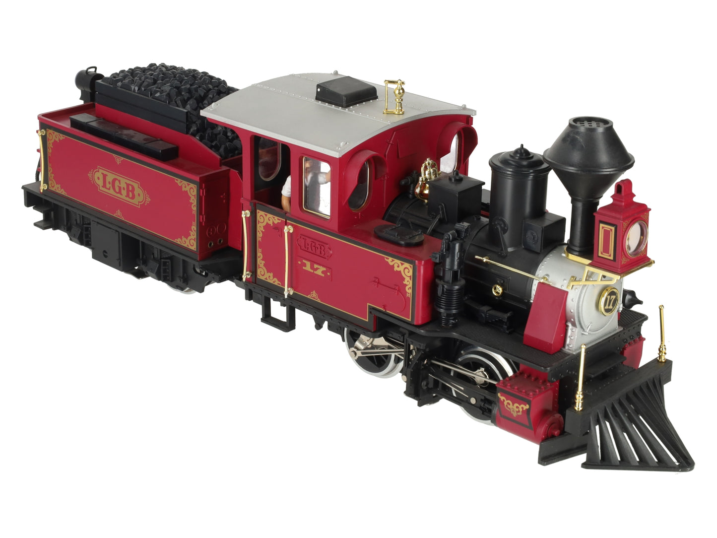 LGB 2217D LGB G Scale Steam Locomotive w/ Tender EX/Box