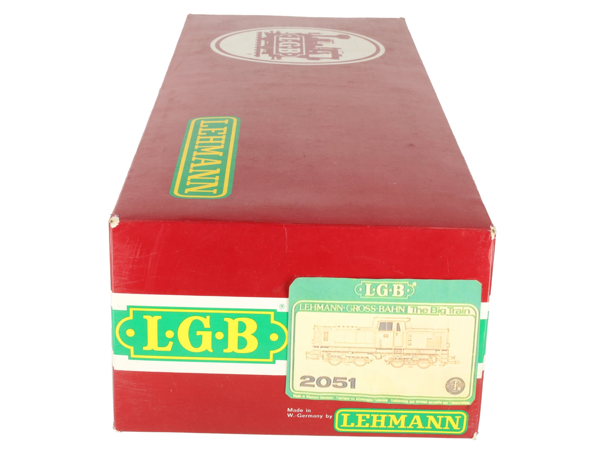 LGB 2051 G Scale German Federal Railway Diesel Locomotive #251902-3 EX/Box