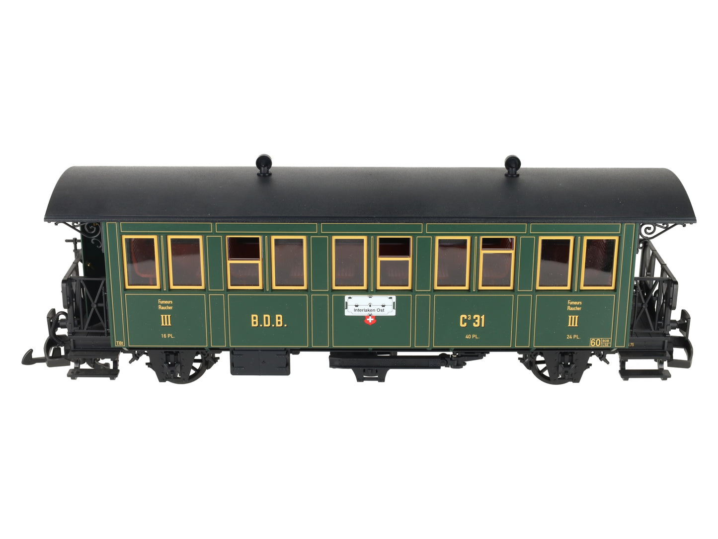 LGB 30330 Ballenberg 3rd Class Passenger Car EX/Box
