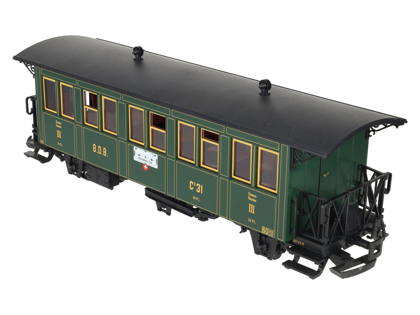 LGB 30330 Ballenberg 3rd Class Passenger Car EX/Box