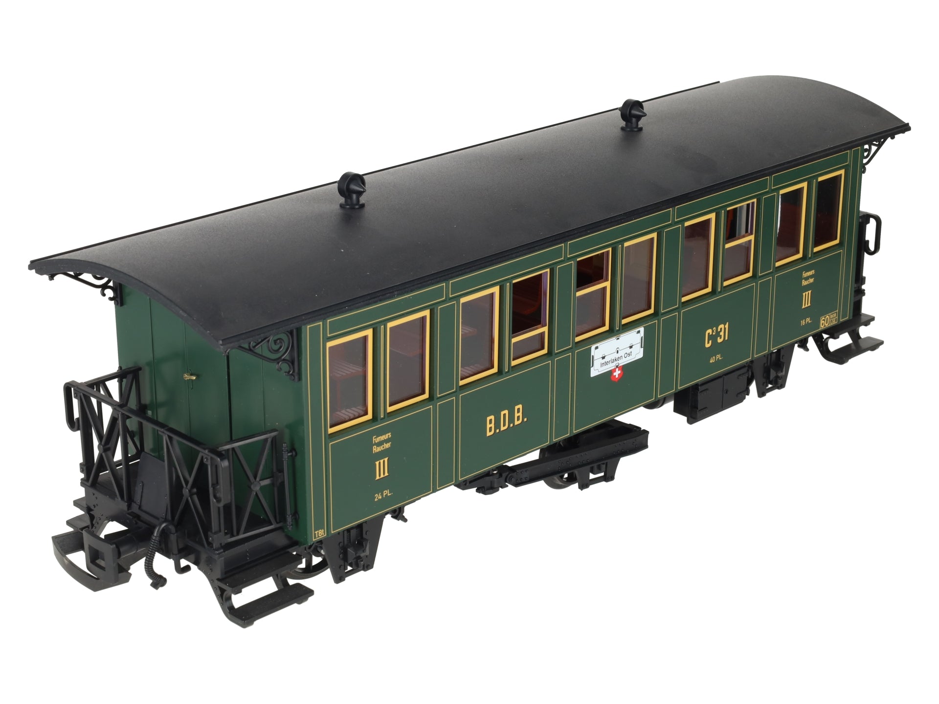 LGB 30330 Ballenberg 3rd Class Passenger Car EX/Box