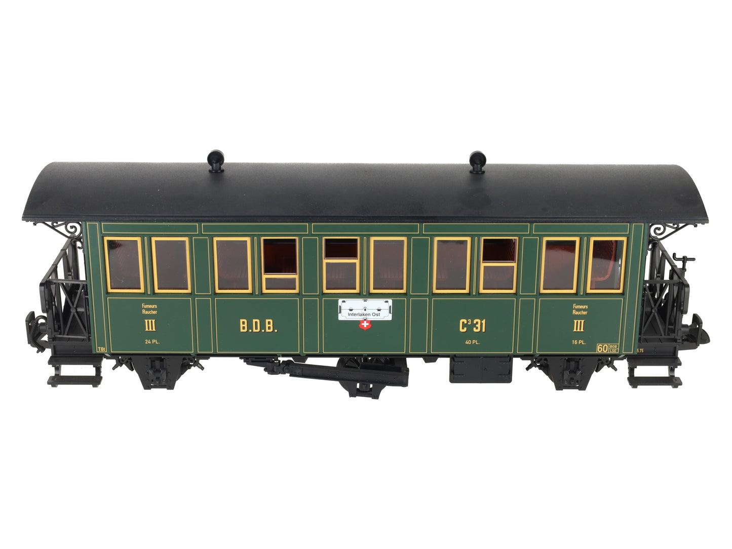 LGB 30330 Ballenberg 3rd Class Passenger Car EX/Box