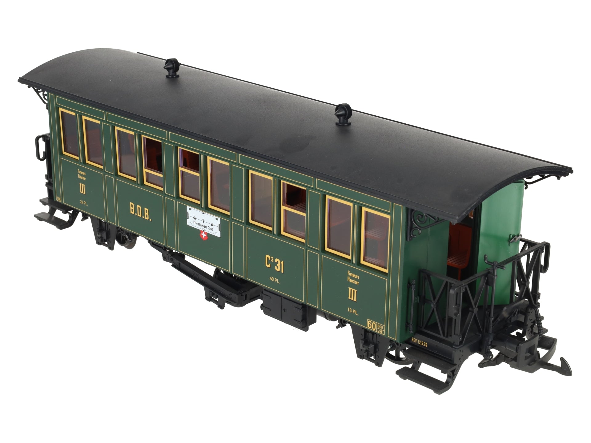 LGB 30330 Ballenberg 3rd Class Passenger Car EX/Box