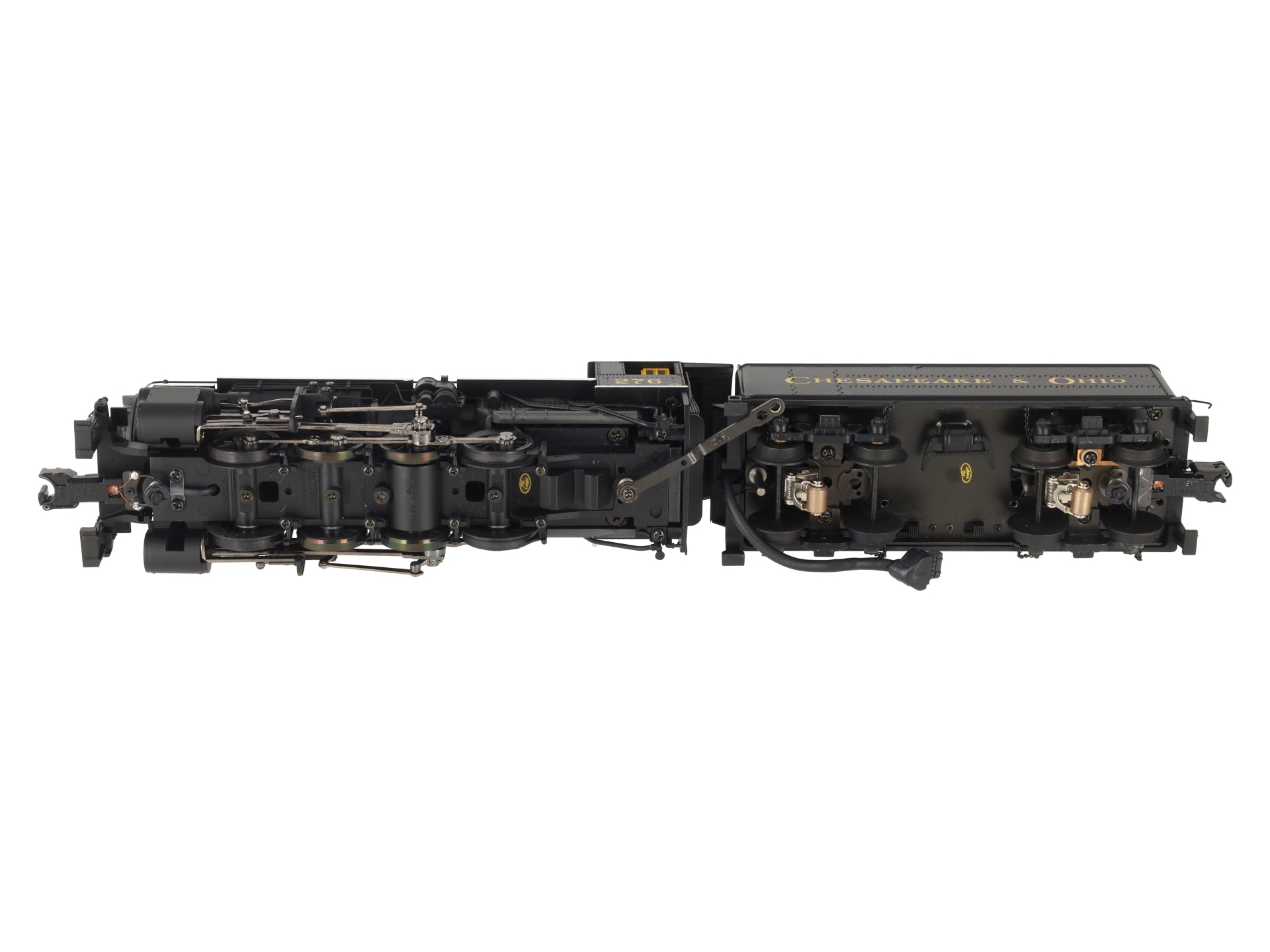 MTH 20-3147-1 O Gauge Chesapeake & Ohio 0-8-0 Steam Engine w/PS2 #276 EX/Box