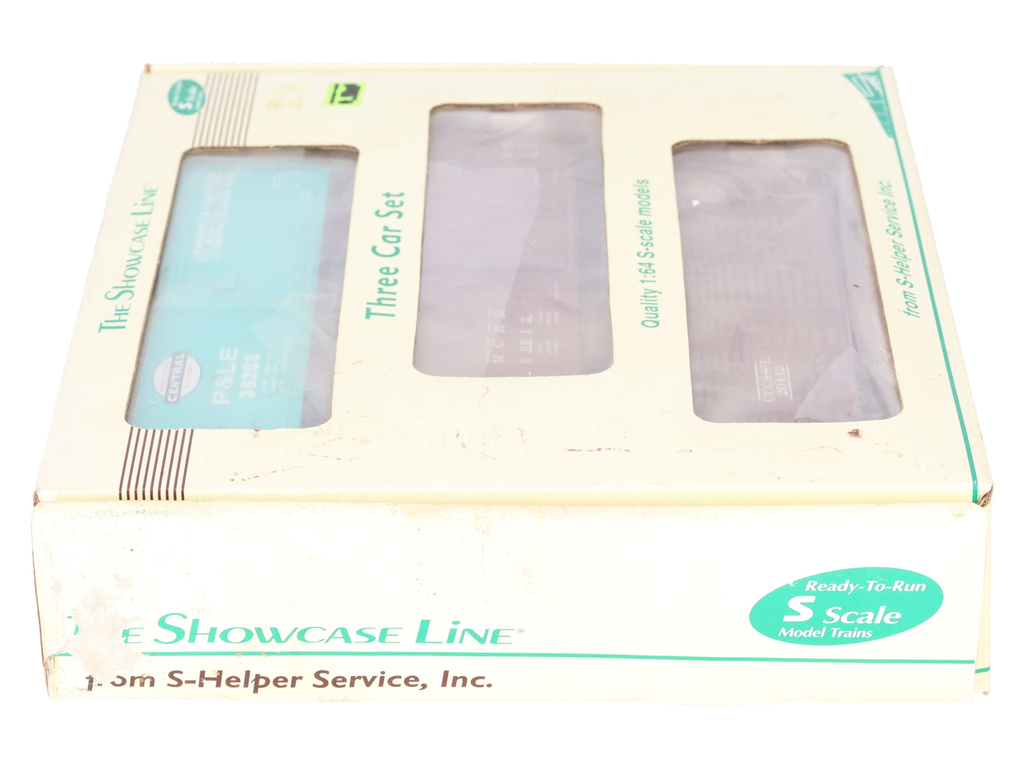 S-Helper 00350 S Gauge New York Central Freight Car Set (Set Of 3) EX/Box