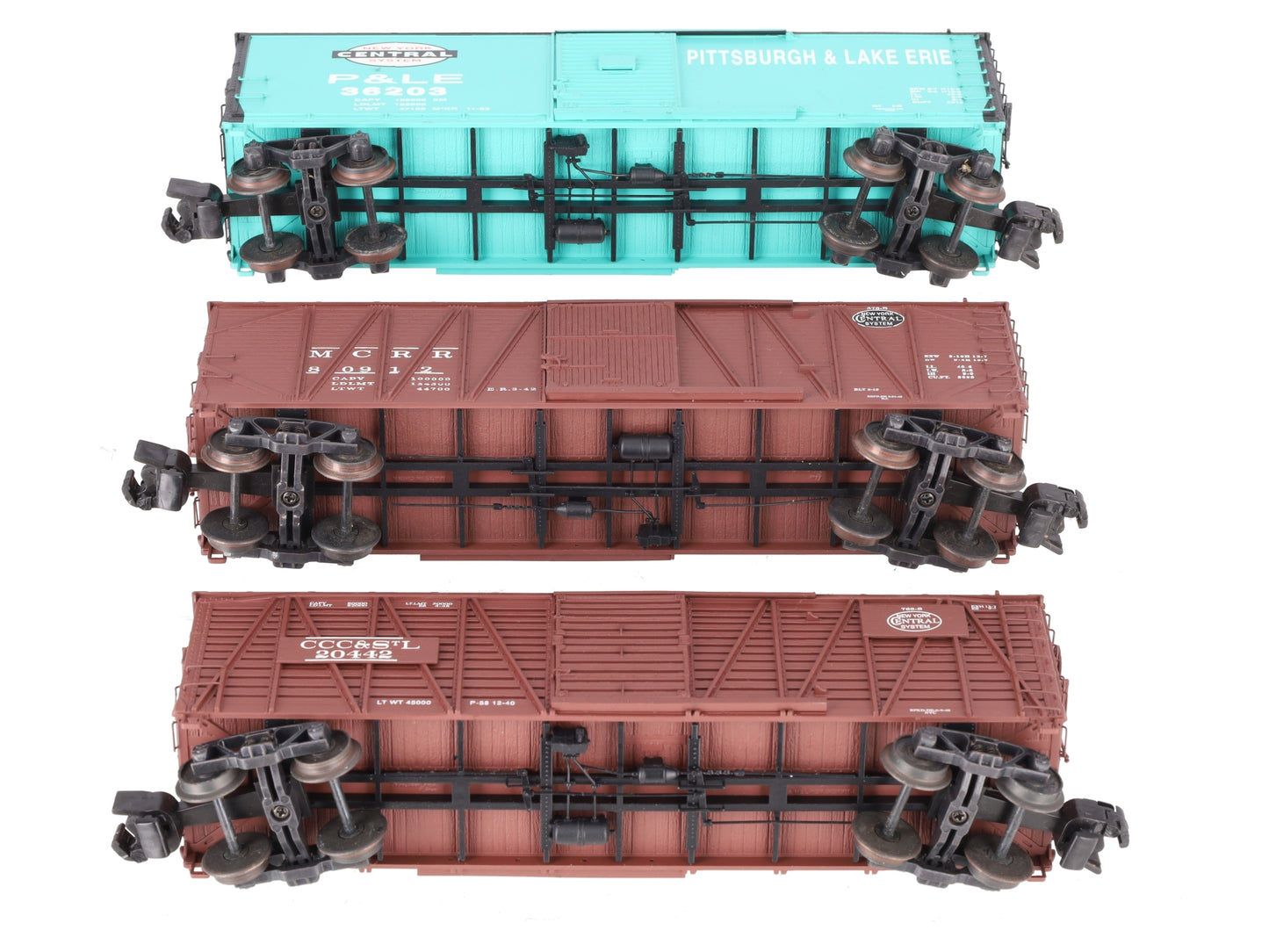 S-Helper 00350 S Gauge New York Central Freight Car Set (Set Of 3) EX/Box