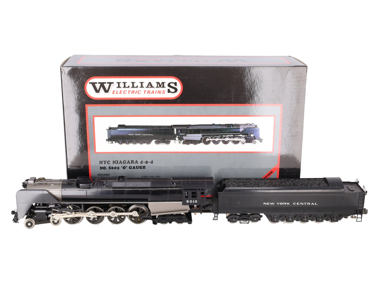 Williams 5602 O Gauge NYC BRASS 4-8-4 Niagara Steam Locomotive & Tender #6010 EX/Box