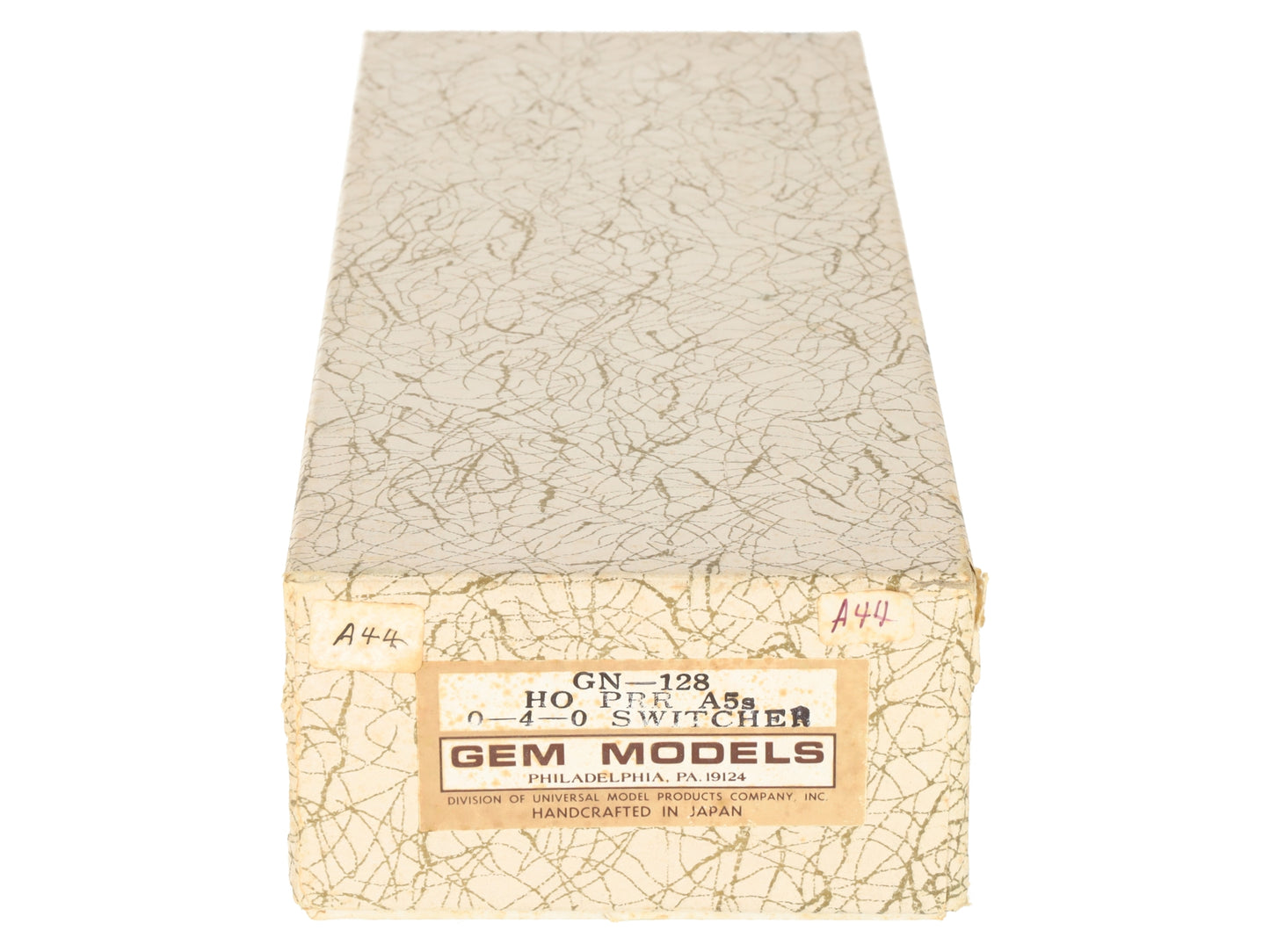 Gem Models GN-128 HO Brass PRR A5s 0-4-0 Steam Switcher & Tender (Unpainted) EX/Box