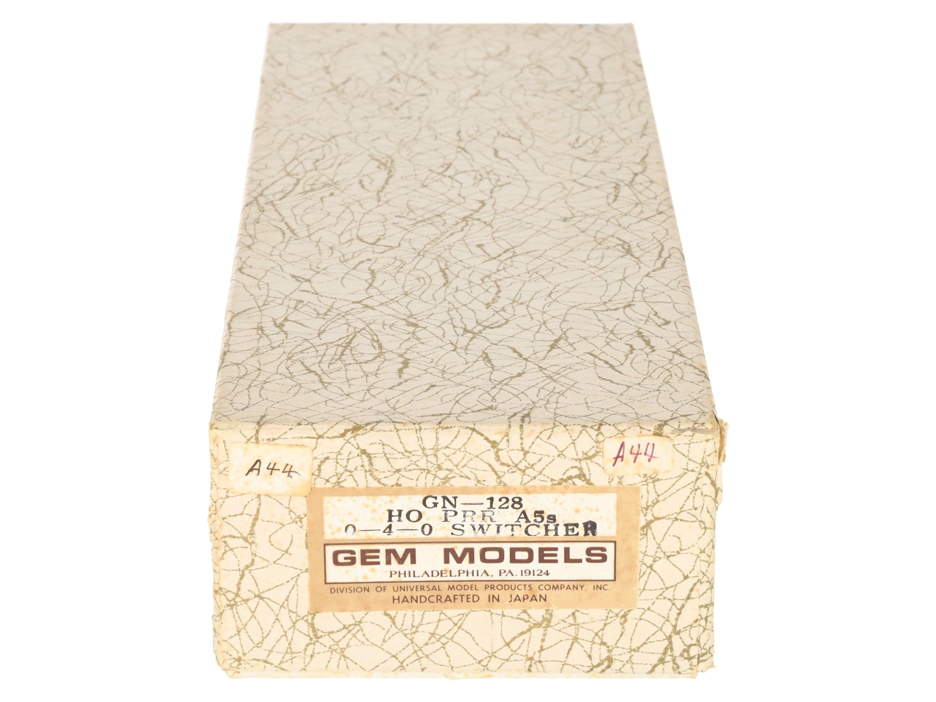 Gem Models GN-128 HO Brass PRR A5s 0-4-0 Steam Switcher & Tender (Unpainted) EX/Box