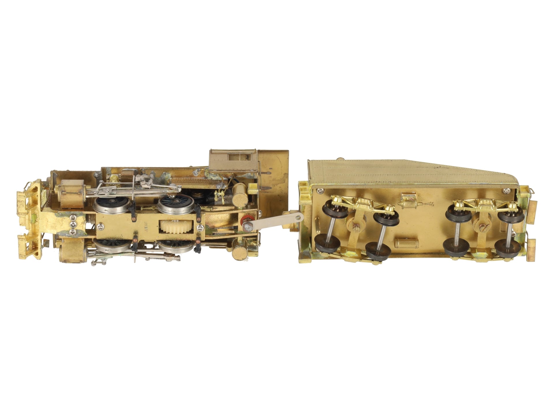 Gem Models GN-128 HO Brass PRR A5s 0-4-0 Steam Switcher & Tender (Unpainted) EX/Box