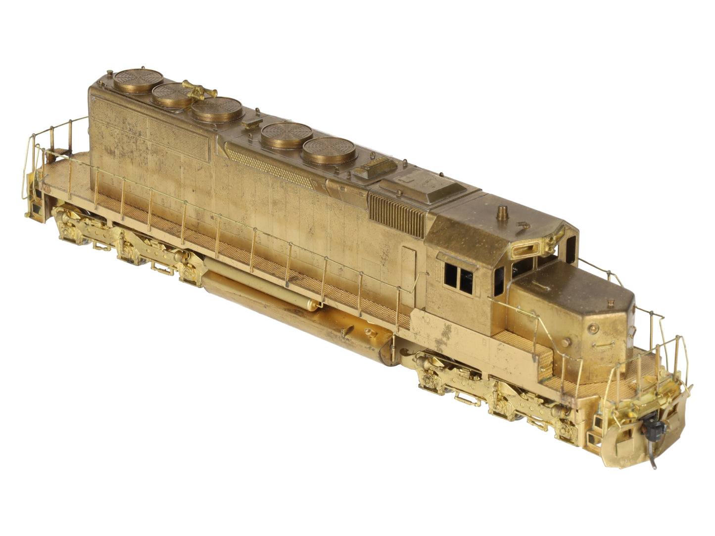 Alco Models/KMT D-166 HO BRASS SD40-2 Diesel Locomotive - Unpainted EX/Box
