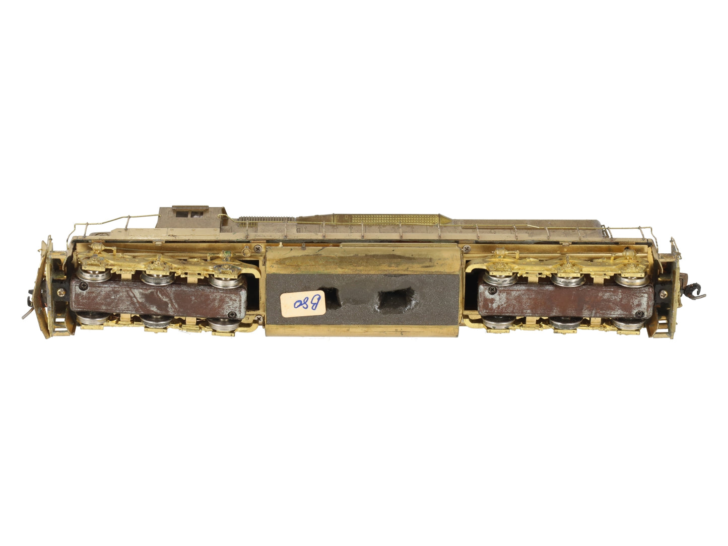 Alco Models/KMT D-166 HO BRASS SD40-2 Diesel Locomotive - Unpainted EX/Box