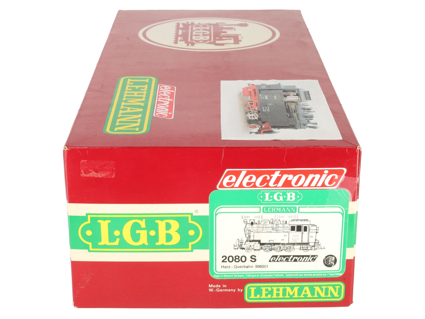 LGB 2080S G Scale 2-6-2 Powered Tank Steam Locomotive w/Sound #99 6001 EX/Box
