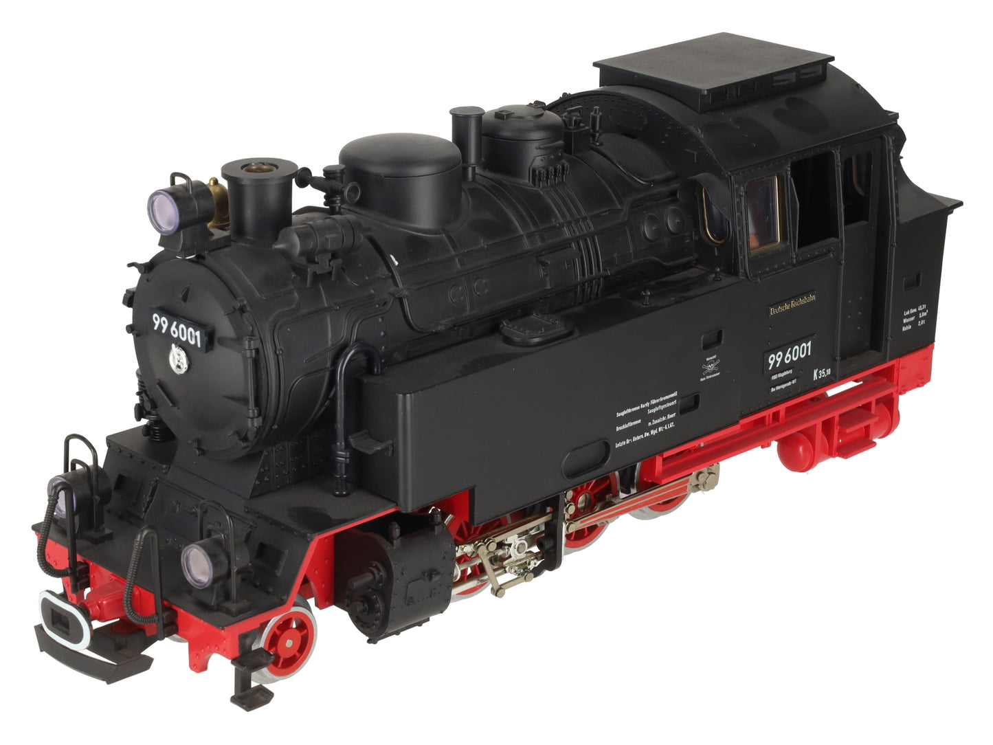 LGB 2080S G Scale 2-6-2 Powered Tank Steam Locomotive w/Sound #99 6001 EX/Box