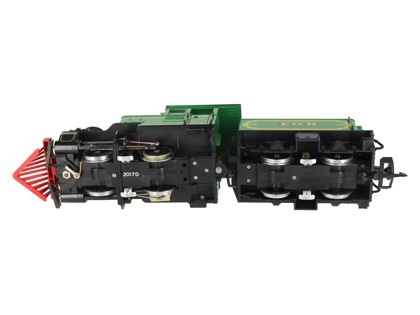 LGB 2017D G Gauge Green 0-4-0 Steam Locomotive with Motorized Tender EX/Box
