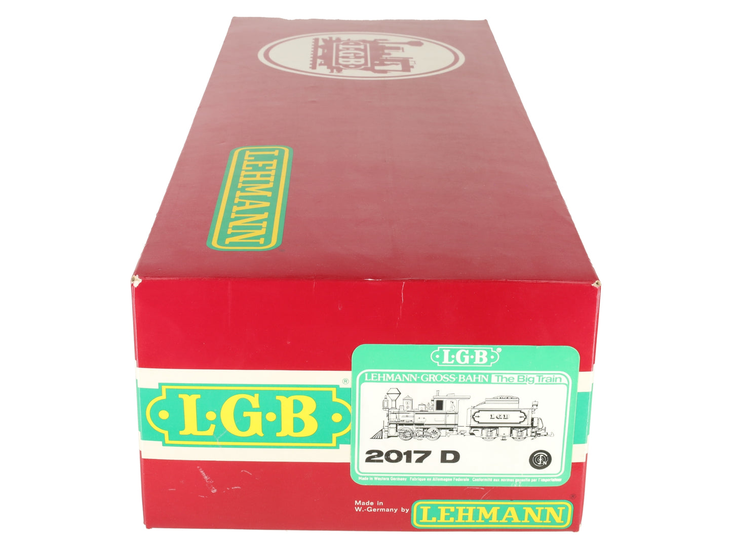 LGB 2017D G Gauge Green 0-4-0 Steam Locomotive with Motorized Tender EX/Box