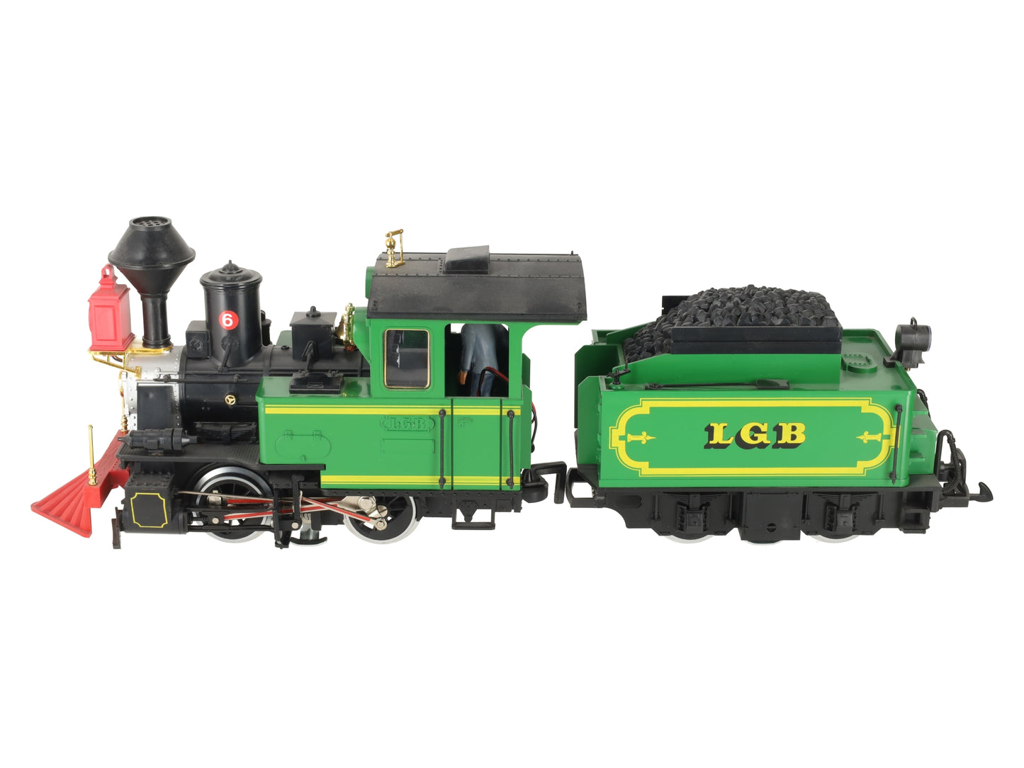 LGB 2017D G Gauge Green 0-4-0 Steam Locomotive with Motorized Tender EX/Box