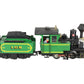 LGB 2017D G Gauge Green 0-4-0 Steam Locomotive with Motorized Tender EX/Box