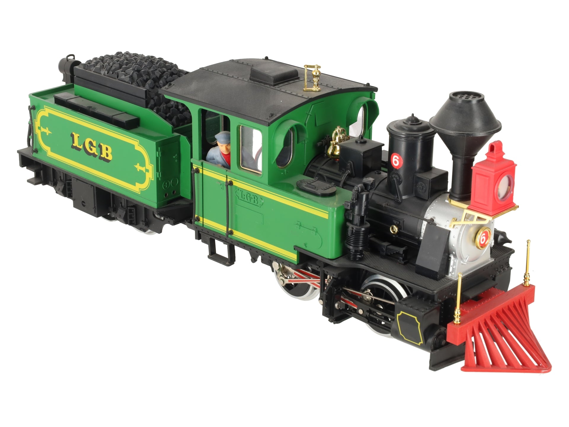 LGB 2017D G Gauge Green 0-4-0 Steam Locomotive with Motorized Tender EX/Box