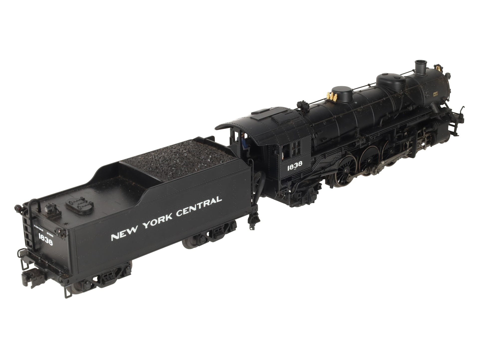 K-Line K3670-1838CC New York Central 2-8-2 Mikado Steam Loco & Tender #1838 TMCC LN/Box