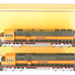 American Models S Scale BNSF SD60 Wide Cab Diesel Locomotive Set #9297/9299 EX/Box