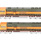 American Models S Scale BNSF SD60 Wide Cab Diesel Locomotive Set #9297/9299 EX/Box