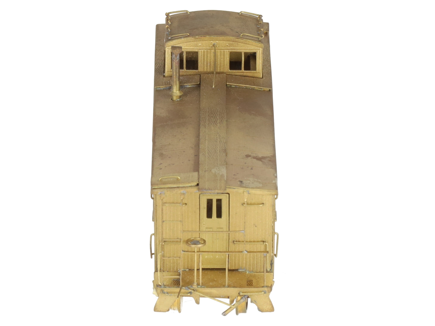Hallmark Models HO BRASS MKT Katy Wood Sheathed Caboose - Unpainted EX/Box