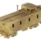 Hallmark Models HO BRASS MKT Katy Wood Sheathed Caboose - Unpainted EX/Box