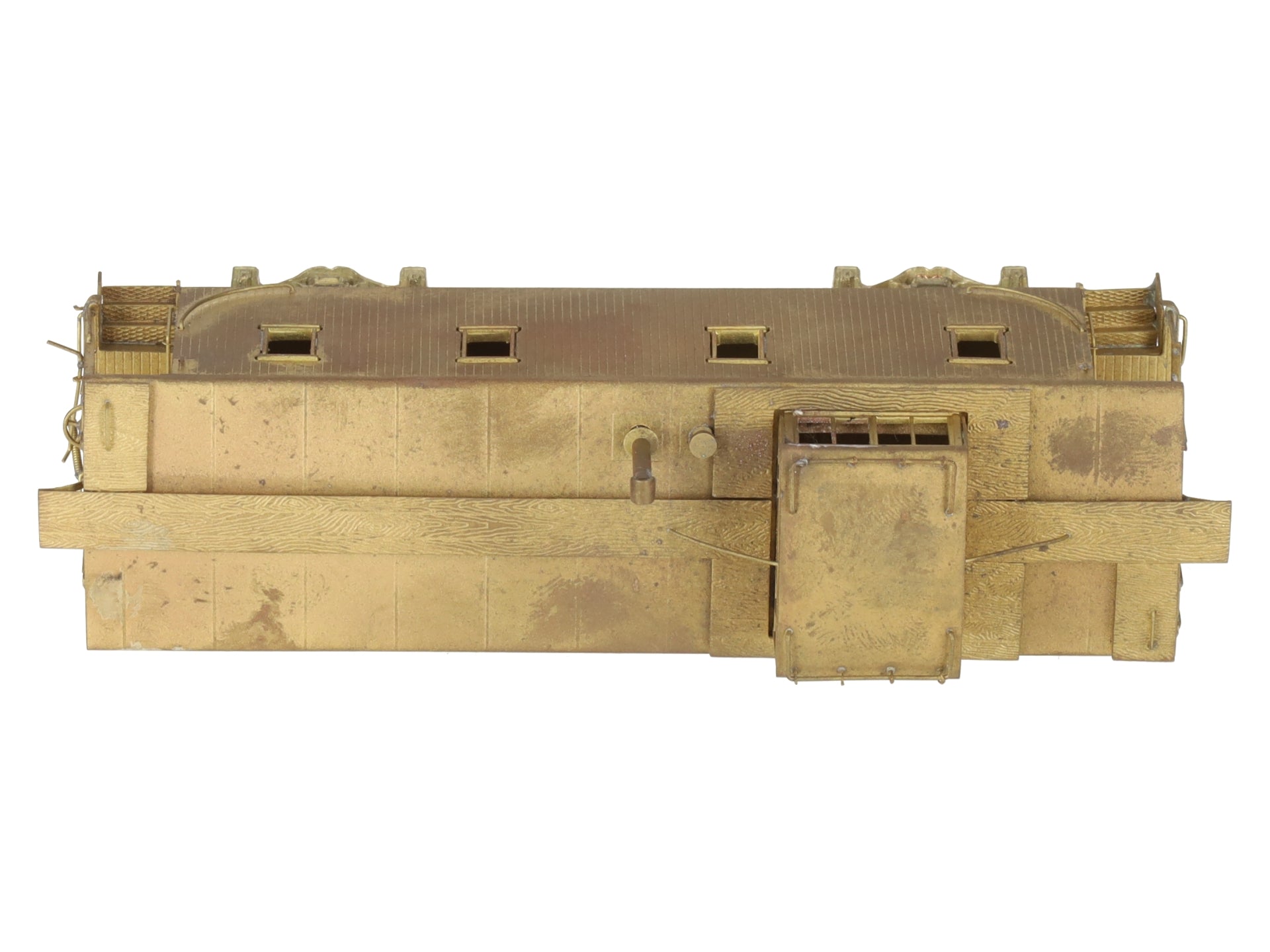 Hallmark Models HO BRASS MKT Katy Wood Sheathed Caboose - Unpainted EX/Box