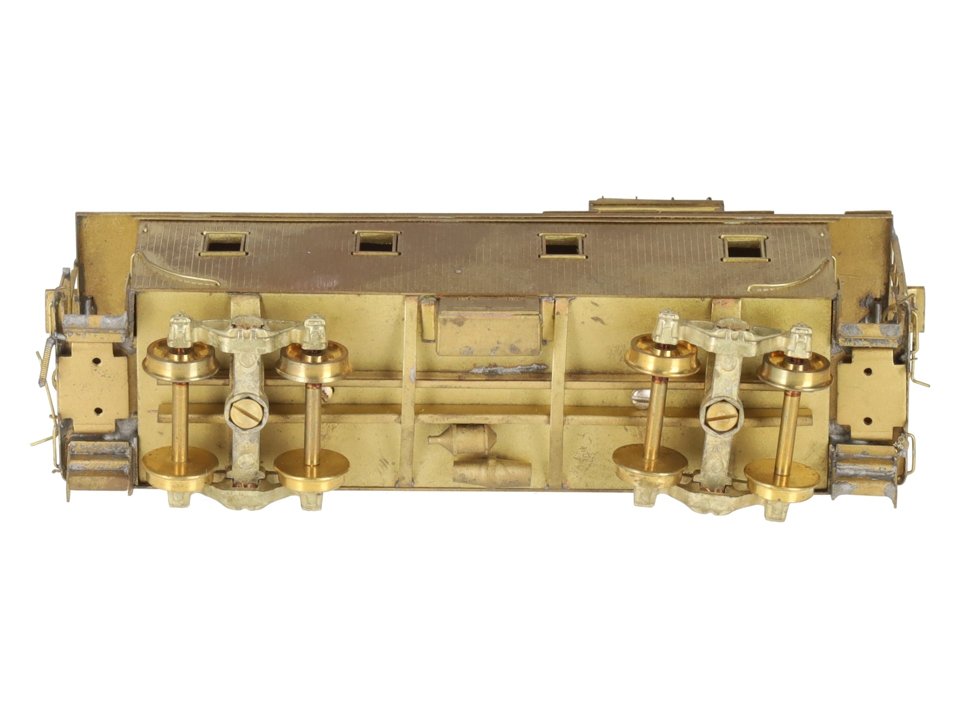 Hallmark Models HO BRASS MKT Katy Wood Sheathed Caboose - Unpainted EX/Box