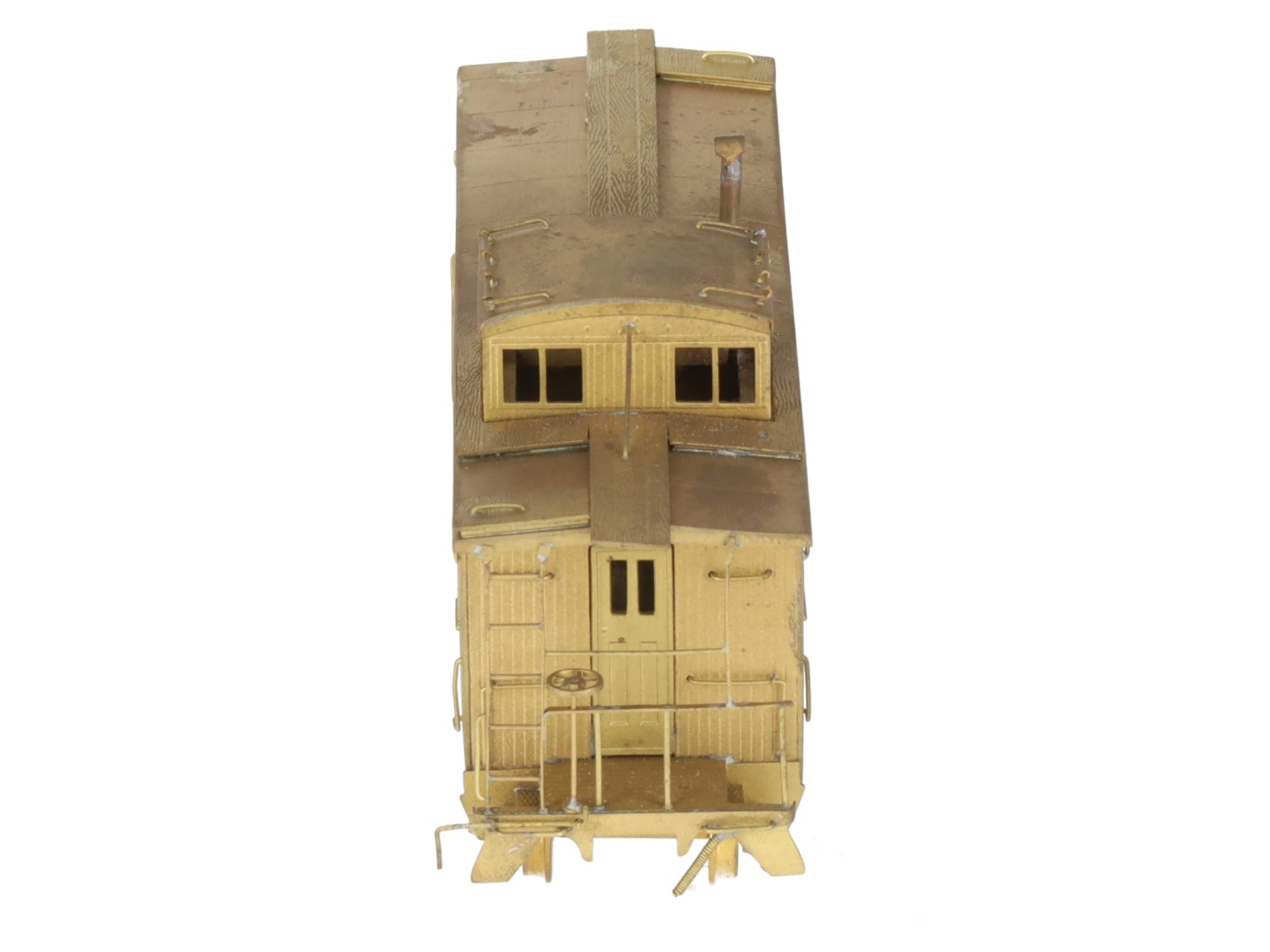 Hallmark Models HO BRASS MKT Katy Wood Sheathed Caboose - Unpainted EX/Box