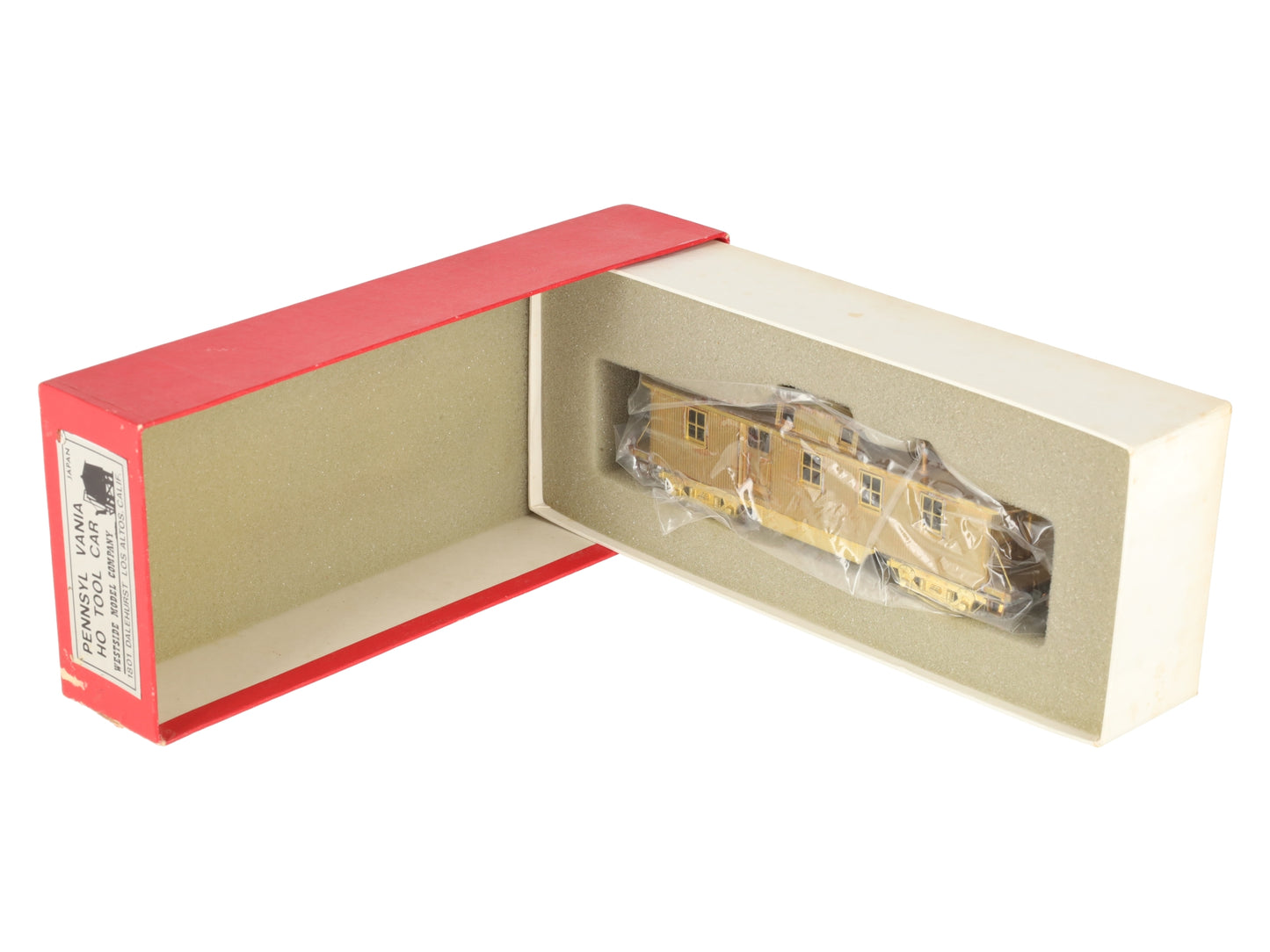 Westside Model Co. HO BRASS Pennsylvania Tool Car - Unpainted EX/Box