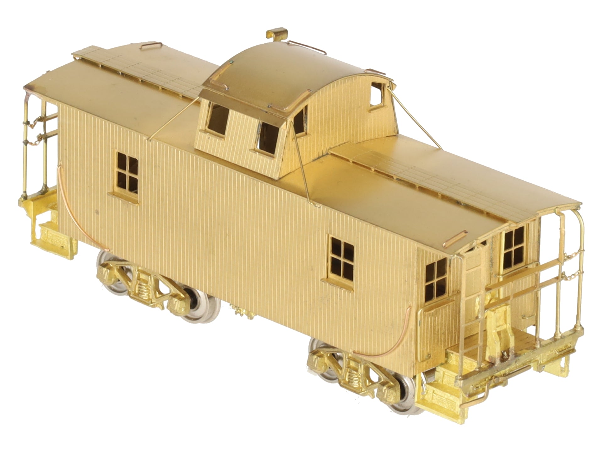 Alpha Models HO BRASS PRR N-6B Offset Cupola Caboose - Unpainted EX/Box