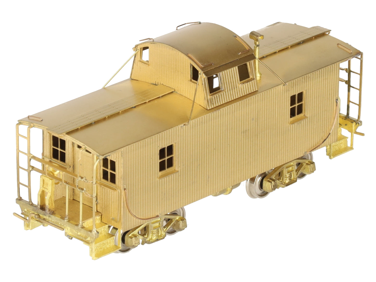 Alpha Models HO BRASS PRR N-6B Offset Cupola Caboose - Unpainted EX/Box