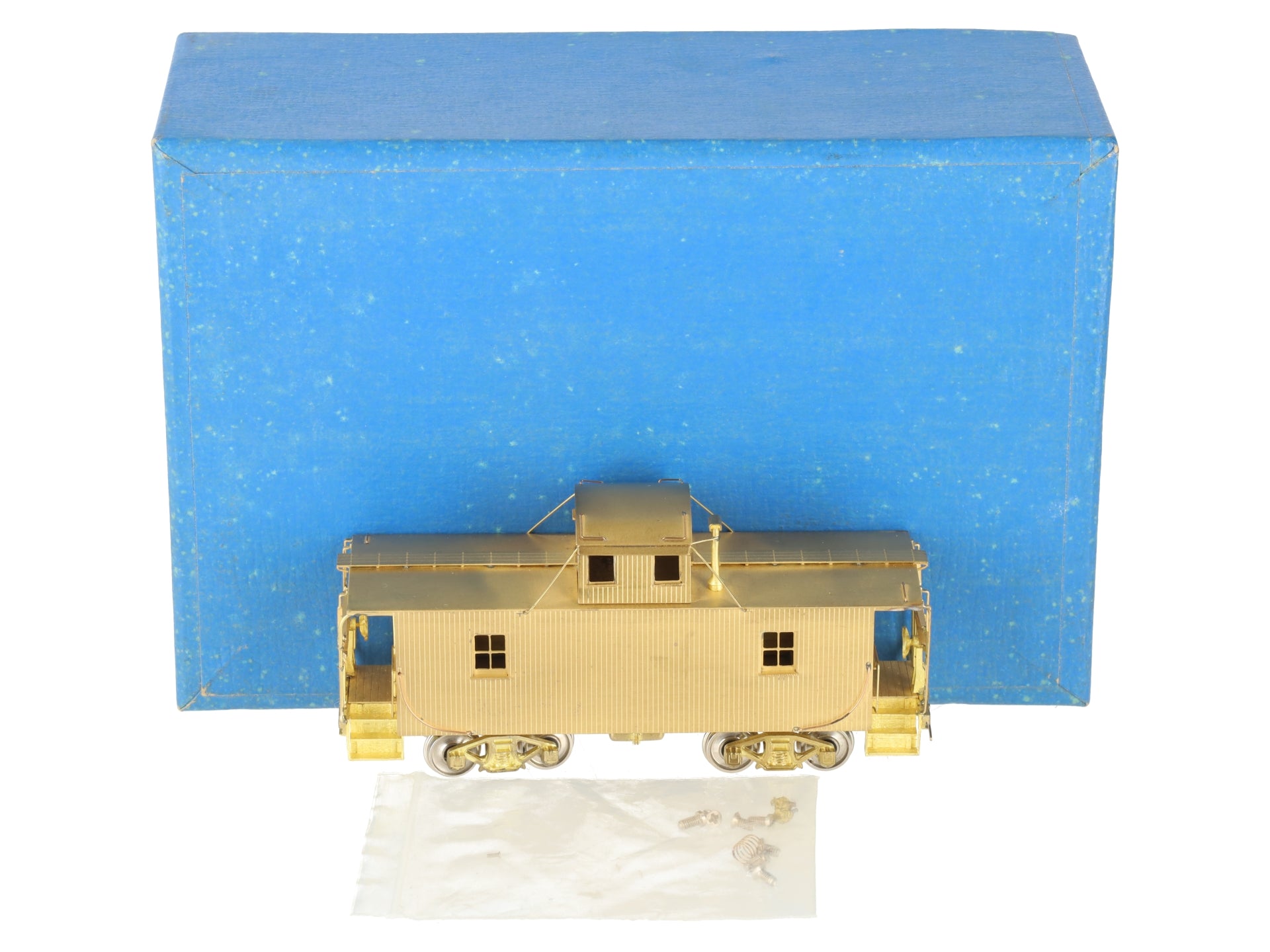 Alpha Models HO BRASS PRR N-6B Offset Cupola Caboose - Unpainted EX/Box