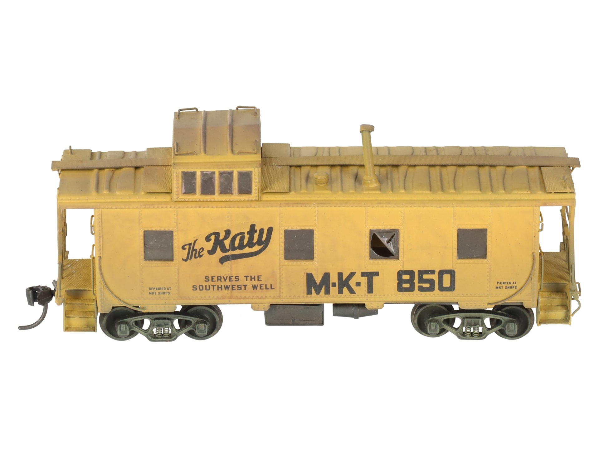 Hallmark Models HO Custom BRASS MKT Katy Caboose/Box