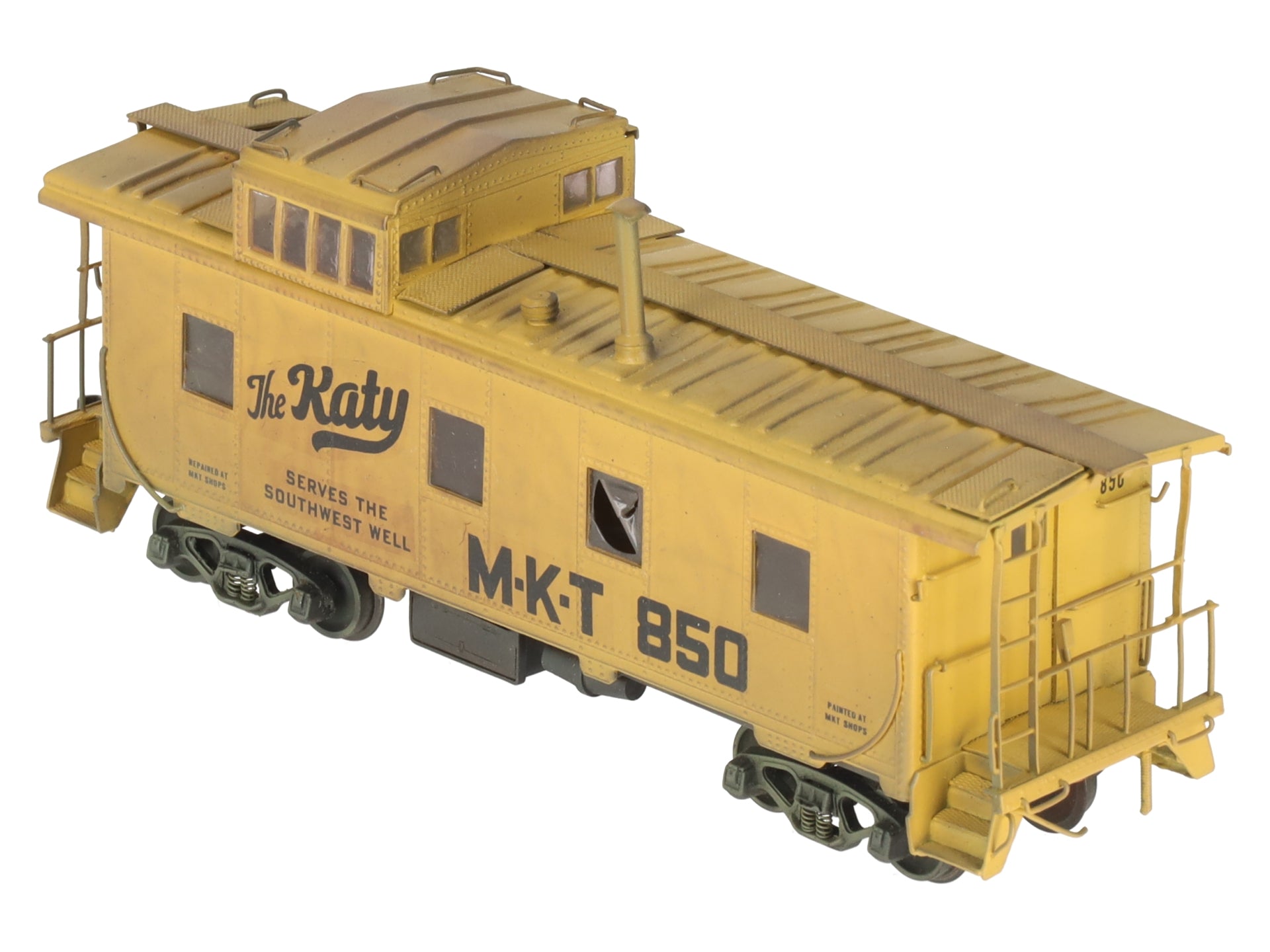 Hallmark Models HO Custom BRASS MKT Katy Caboose/Box