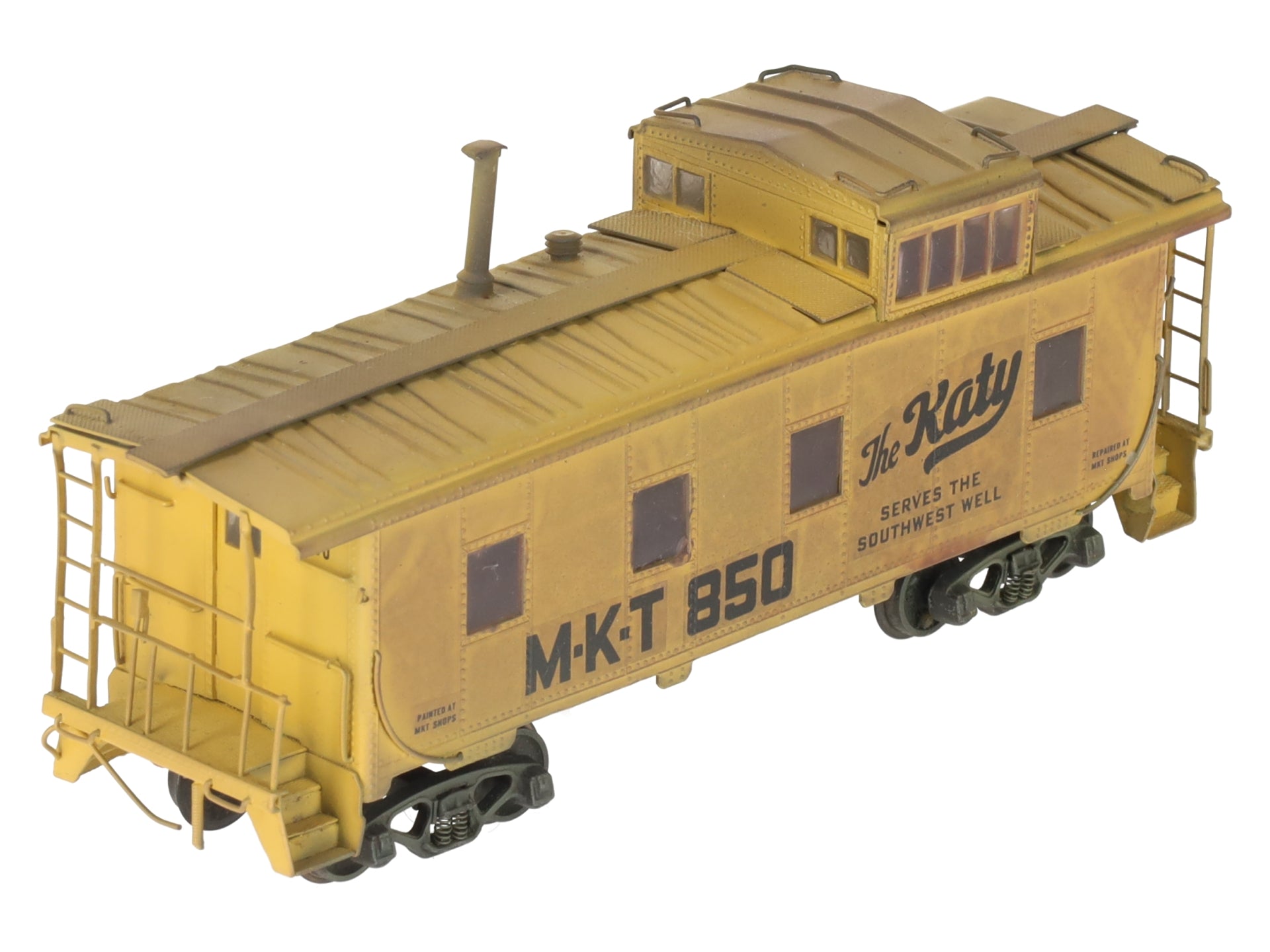 Hallmark Models HO Custom BRASS MKT Katy Caboose/Box