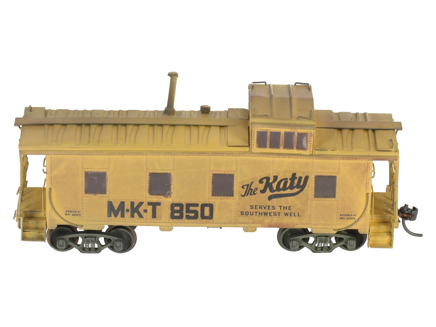 Hallmark Models HO Custom BRASS MKT Katy Caboose/Box