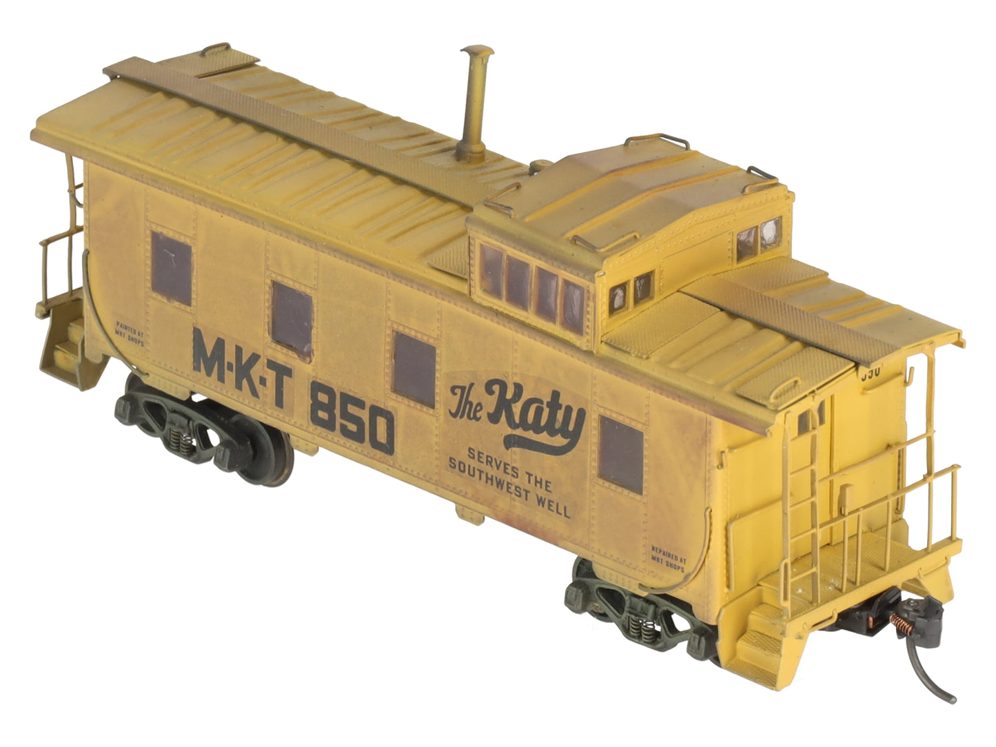 Hallmark Models HO Custom BRASS MKT Katy Caboose/Box