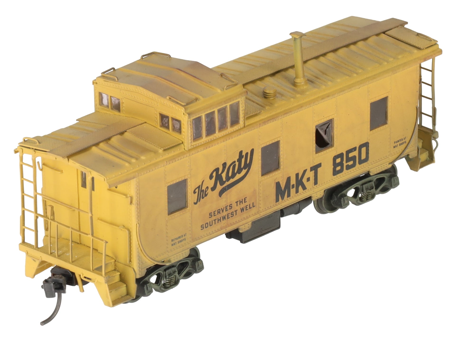 Hallmark Models HO Custom BRASS MKT Katy Caboose/Box