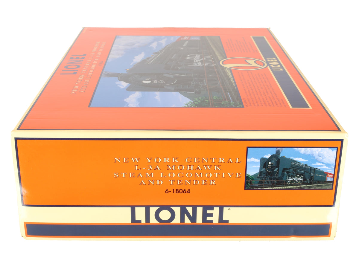 Lionel 6-18064 O Gauge NYC L-3A 4-8-2 Mohawk Steam Locomotive & Tender #3005 LN/Box