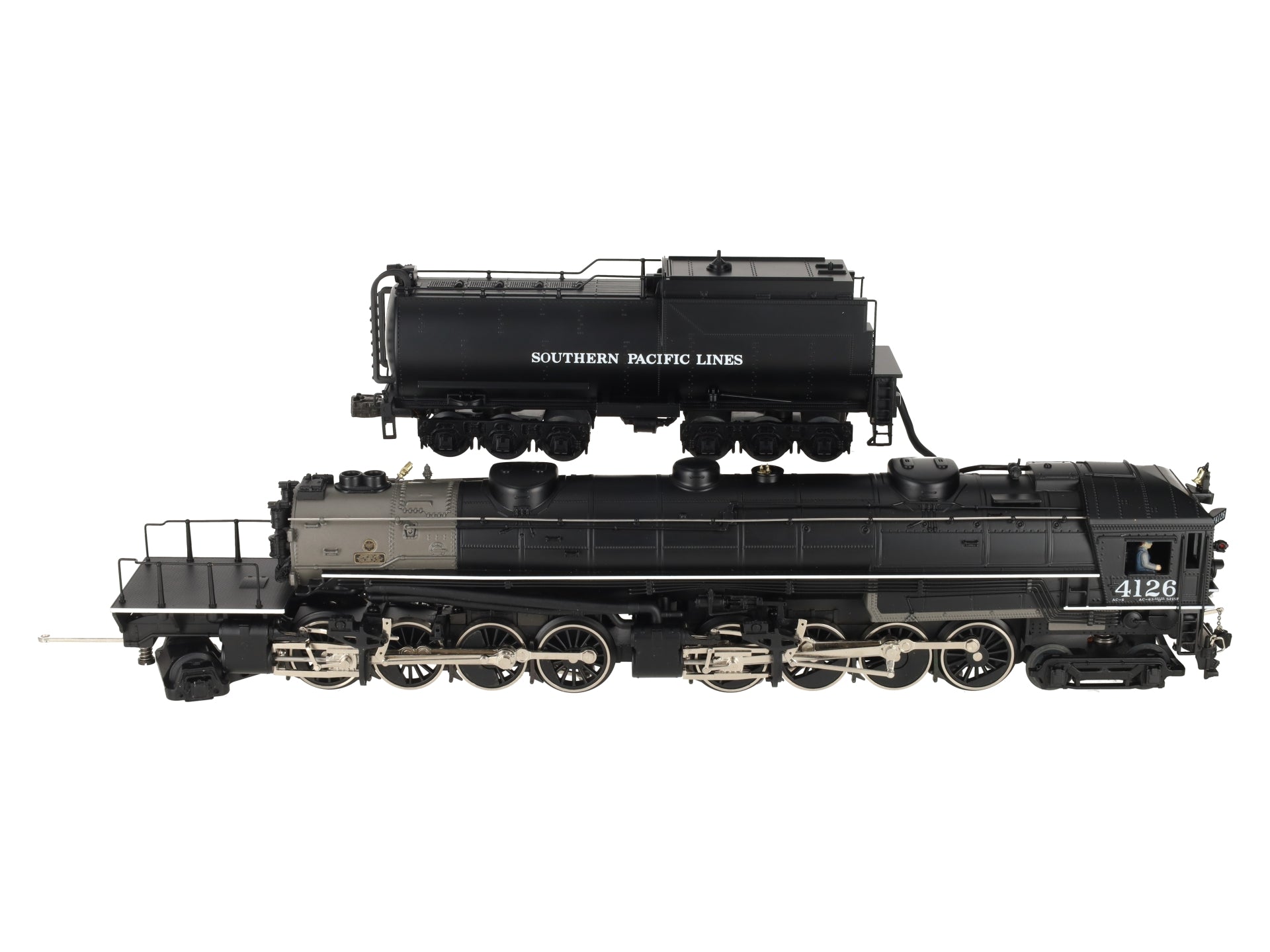 MTH 20-3125-1 O Southern Pacific AC-6 Cab-Forward Steam Engine & Tender w/PS1 EX/Box