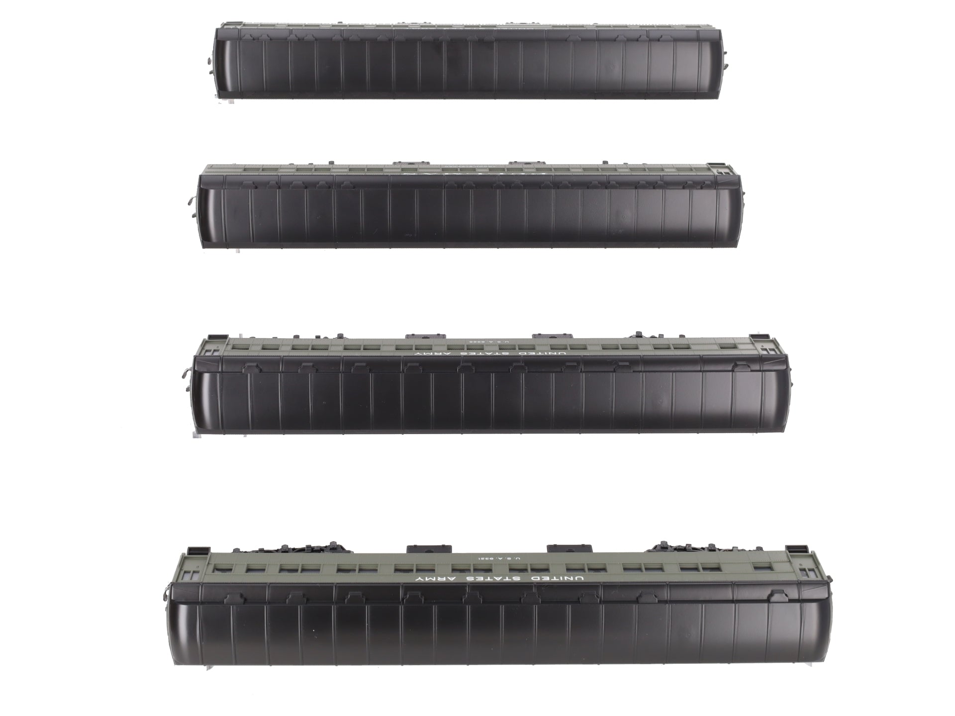 Lionel 2119320 S American Flyer US Army Troop Train Pack (Pack of 4) LN/Box