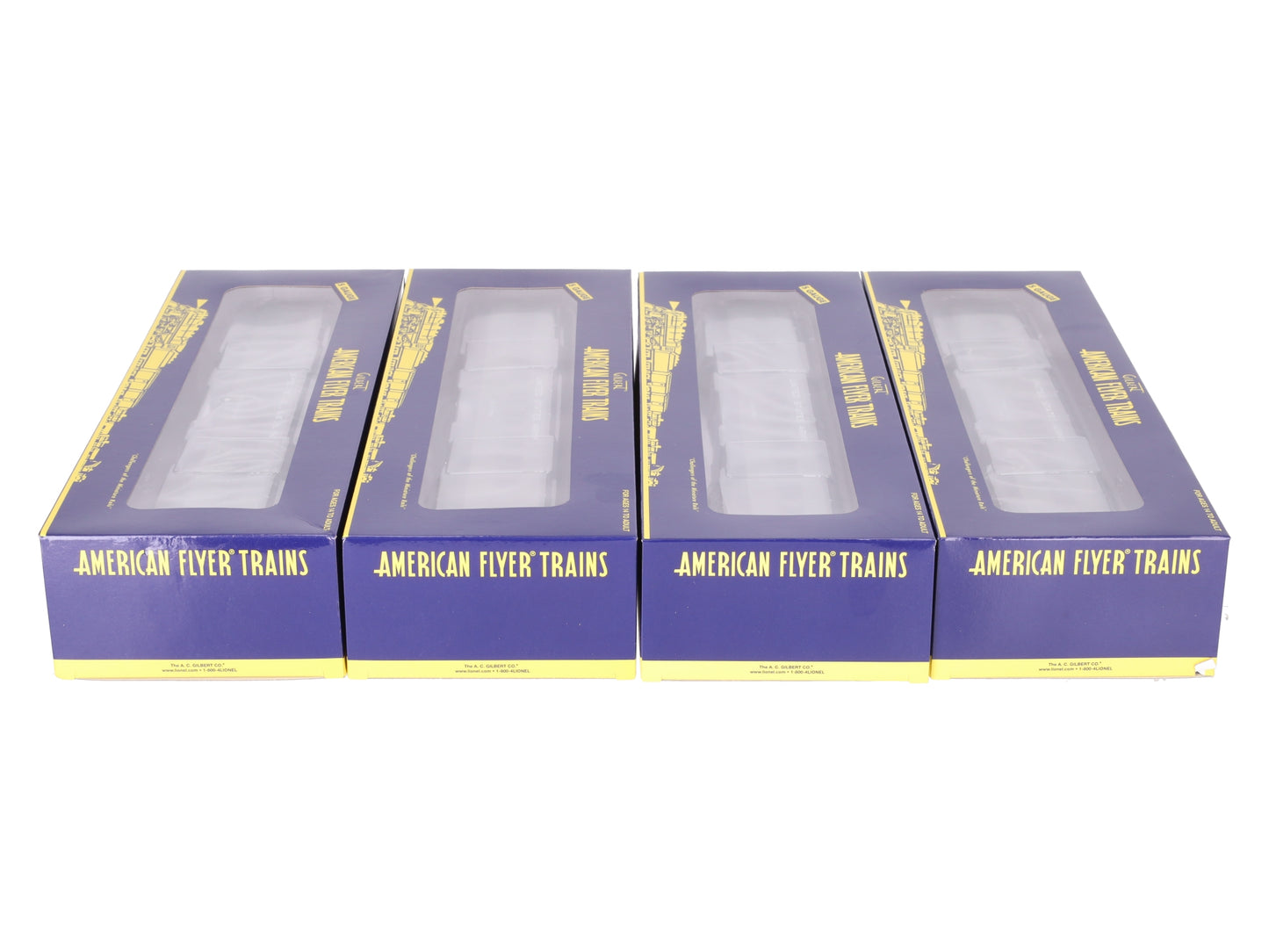 Lionel 2119320 S American Flyer US Army Troop Train Pack (Pack of 4) LN/Box