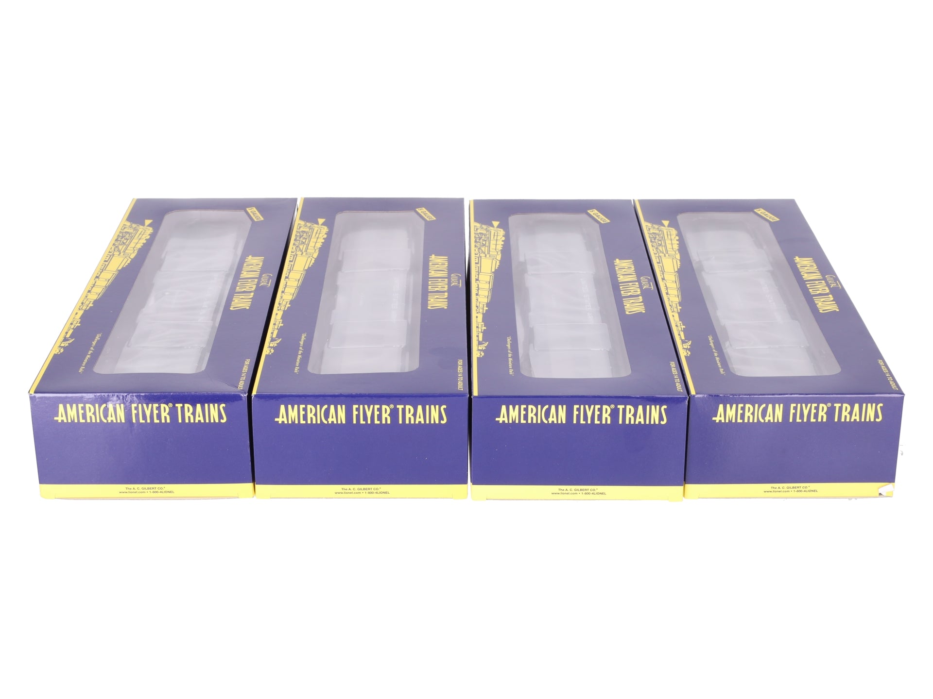 Lionel 2119320 S American Flyer US Army Troop Train Pack (Pack of 4) LN/Box
