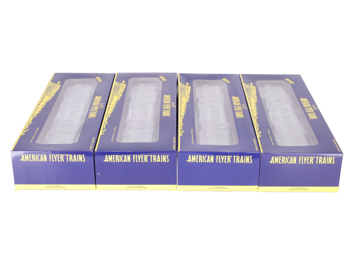 Lionel 2119310 S American Flyer US Army Hospital Car Pack (Pack of 4) LN/Box