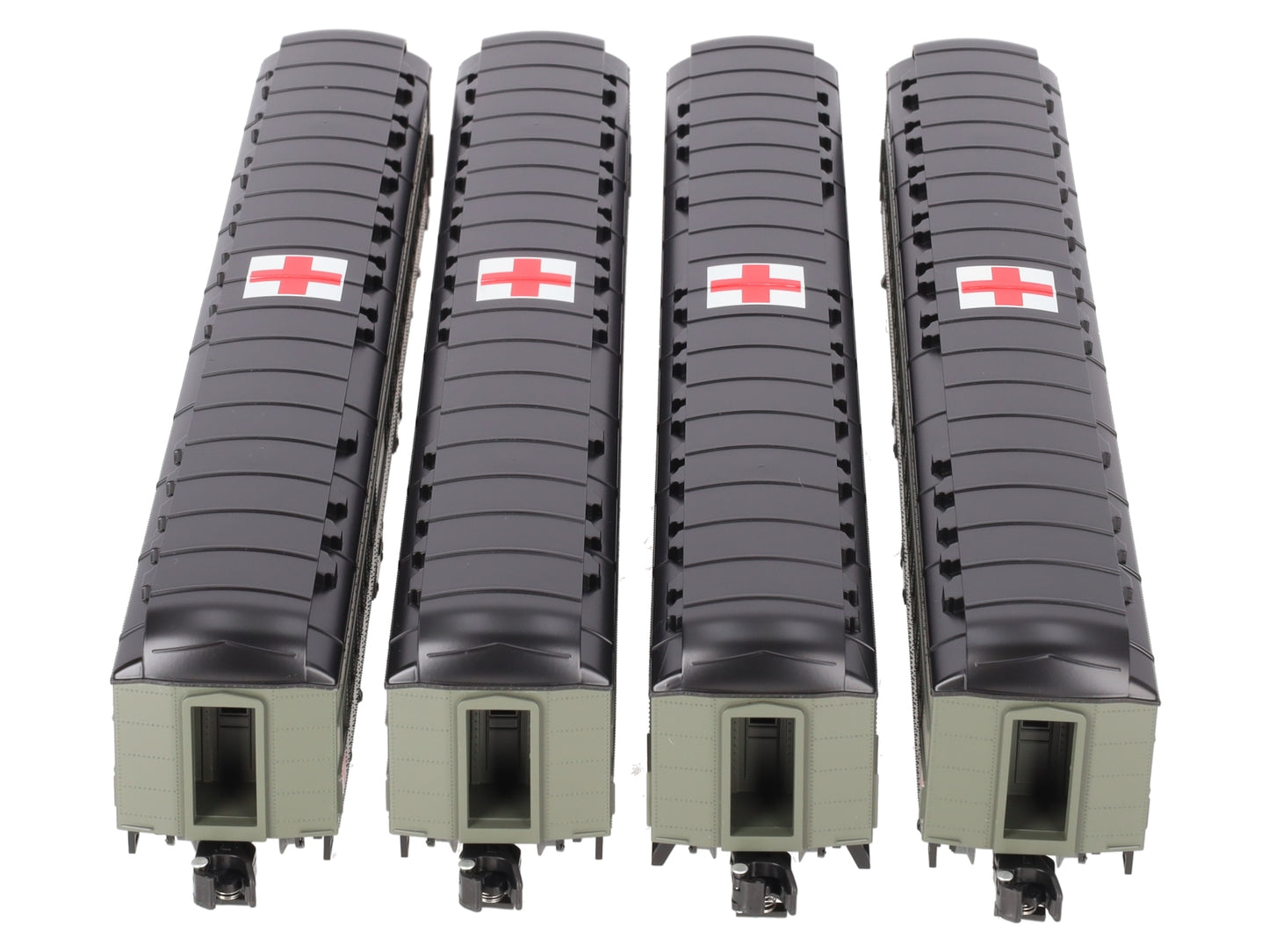 Lionel 2119310 S American Flyer US Army Hospital Car Pack (Pack of 4)